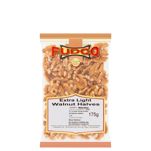 Fudco Walnut Halves Ext Light Usa 8x175g